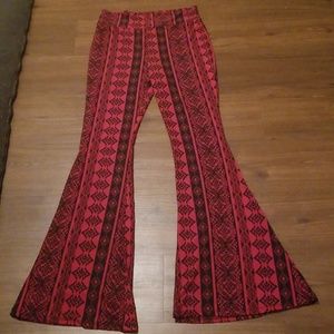 Bohemian Hippie Bell Bottom Flare Pants (NWOT)